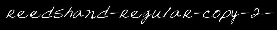 Reed hand-regular-copy-2-.TTF nice English font
(Art font online converter effect display)