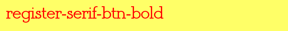Register-Serif-BTN-Bold.ttf 好看的英文字体(字体效果展示)