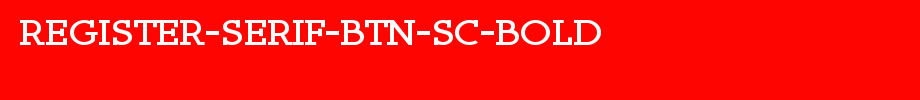 Register-Serif-BTN-SC-Bold.ttf 好看的英文字体的文字样式