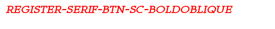 Register-Serif-BTN-SC-BoldOblique.ttf 好看的英文字体(字体效果展示)