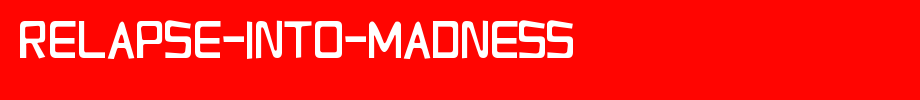 Relax-into-madness. OTF nice English font
(Art font online converter effect display)