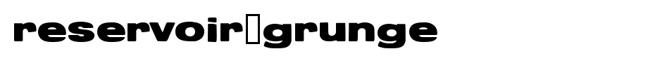 Reservior-grunge. TTF nice English font
(Art font online converter effect display)