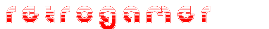 RetroGamer.otf Nice English Font
(Art font online converter effect display)