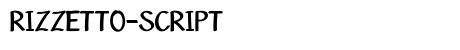Rizzetto-Script.ttf 好看的英文字体的文字样式