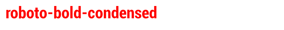 Roboto-Bold-Condensed.ttf 好看的英文字体的文字样式