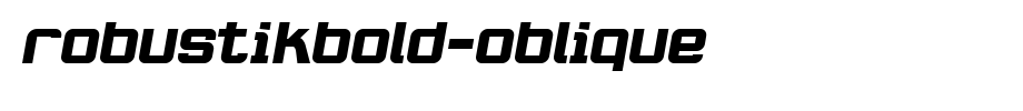 RobustikBold-Oblique.ttf 好看的英文字体(字体效果展示)