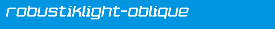 RobustikLight-Oblique.ttf 好看的英文字体的文字样式