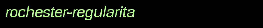 Rochester-RegularIta.ttf nice English font
(Art font online converter effect display)