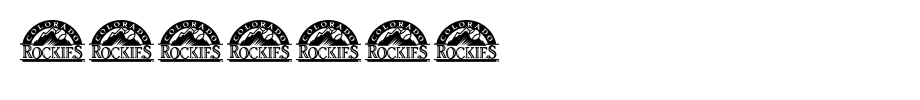 Rockies.ttf nice English font
(Art font online converter effect display)