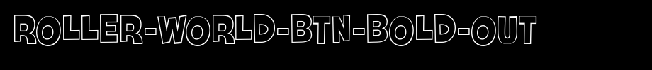 Roller-World-BTN-Bold-Out.ttf nice English font