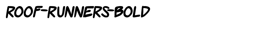 Roof-runners-Bold.ttf 好看的英文字体的文字样式
