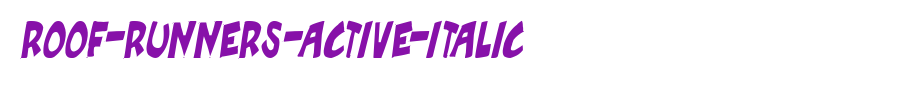Roof-runners-active-Italic.ttf nice English font
