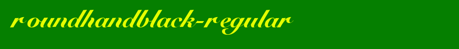 Roundhandpiece-regular. TTF nice English font
(Art font online converter effect display)