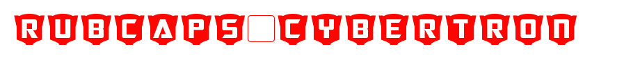 RubCaps-Cybertron.ttf nice English font
(Art font online converter effect display)