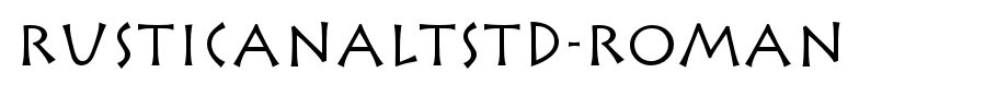 RusticanaLTStd-Roman_ English font