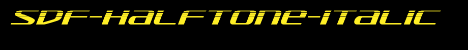 Sdf-halfone-italic.ttf is a good English font download
(Art font online converter effect display)
