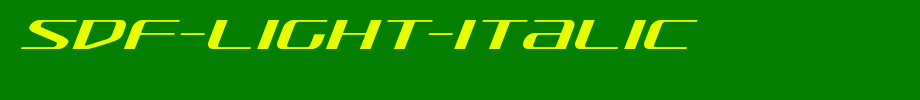 SDF-Light-Italic.ttf is a good English font download
(Art font online converter effect display)