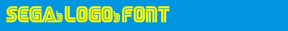 SEGA-LOGO-FONT.ttf是一款不错的英文字体下载(字体效果展示)