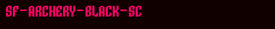 SF-Archery-Black-SC.ttf is a good English font download
(Art font online converter effect display)