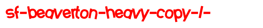 SF-Beaverton-Heavy-copy-1-.ttf is a good English font download
(Art font online converter effect display)