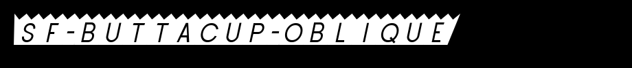 SF-Buttacup-Oblique.ttf是一款不错的英文字体下载