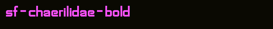 SF-Chaerilidae-Bold.ttf is a good English font download
(Art font online converter effect display)