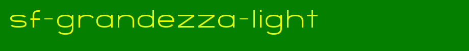 SF-Grandezza-Light.ttf is a good English font download
(Art font online converter effect display)