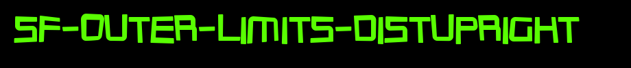 SF-Outer-Limits-DistUpright.ttf是一款不错的英文字体下载