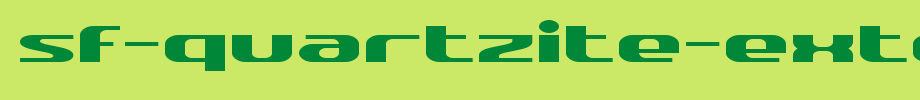 SF-Quartzite-Extended.ttf是一款不错的英文字体下载