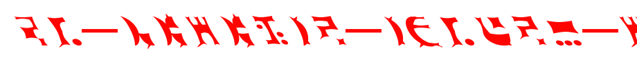 ST-Ferengi-Gothic-R.ttf是一款不错的英文字体下载的文字样式