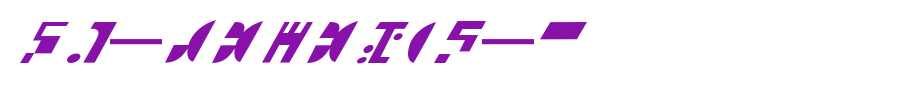 ST-Ferengi-L.ttf是一款不错的英文字体下载的文字样式