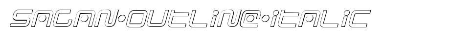 Sagan-Outline-Italic.ttf is a good English font download
(Art font online converter effect display)