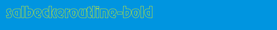 SalBeckerOutline-Bold.ttf是一款不错的英文字体下载