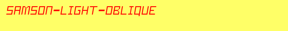 Samson-Light-Oblique.ttf is a good English font download
(Art font online converter effect display)