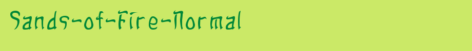 Sands-of-Fire-Normal_ English font