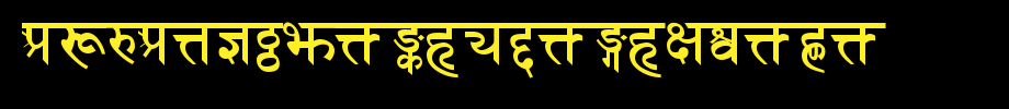 Sanskrit-Bold-copy-2-.ttf是一款不错的英文字体下载的文字样式