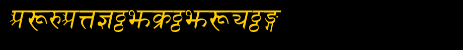 Sanskrit-Italic.ttf is a good English font download