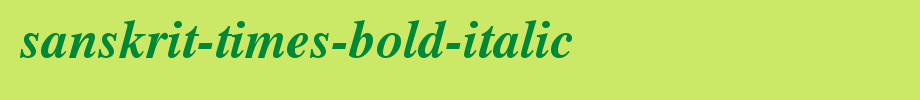 Sanskrit-Times-Bold-Italic.ttf is a good English font download