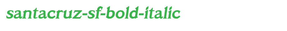 SantaCruz-SF-Bold-Italic.ttf is a good English font download