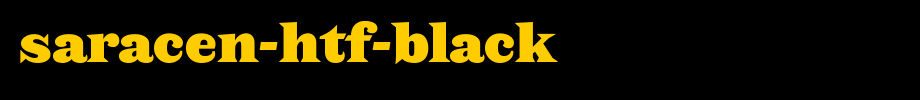 Saracen-HTF-Black.ttf is a good English font download
(Art font online converter effect display)
