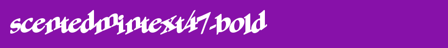 ScentedMintExt47-Bold.ttf is a good English font download
(Art font online converter effect display)