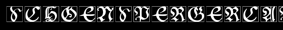 SchoenspergerCaps.ttf is a good English font download