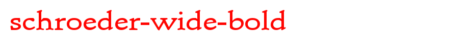 Schroeder-Wide-Bold.ttf is a good English font download
(Art font online converter effect display)