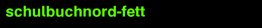 SchulbuchNord-Fett.ttf是一款不错的英文字体下载