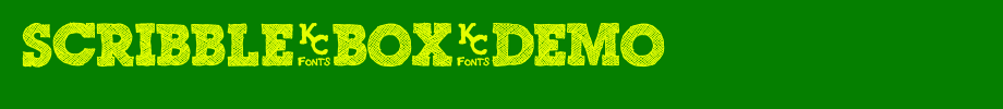 Scribble-Box-DEMO.ttf is a good English font download
(Art font online converter effect display)