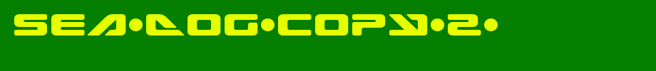 Sea-Dog-copy-2-.ttf is a good English font download
(Art font online converter effect display)