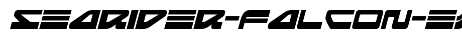 Searider-Falcon-Expanded-Italic.ttf是一款不错的英文字体下载