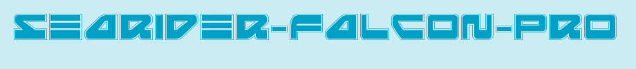 Searider-Falcon-Pro.ttf is a good English font download