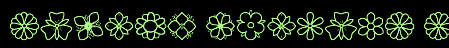 Second-Flowers-St.ttf is a good English font download