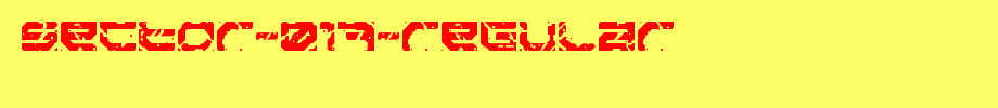 Sector-017-Regular.ttf is a good English font download